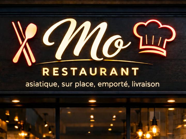 L’enseigne lumineuse de Mo, avenue Jean Giono